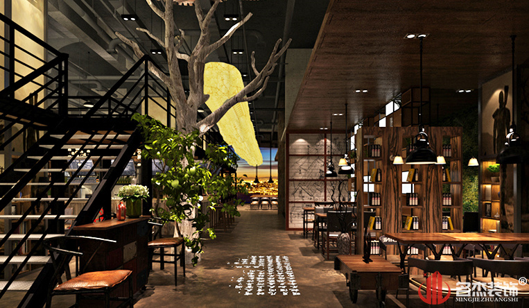 复古工业风餐厅装建