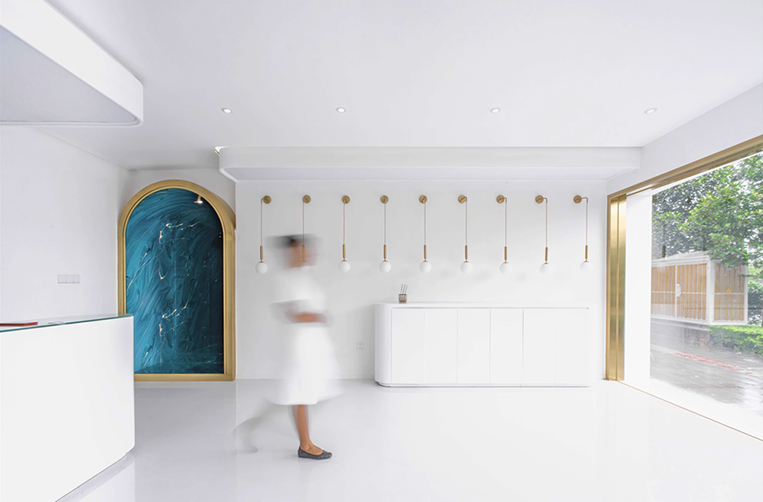 特色美容会所前台角度二装建设计