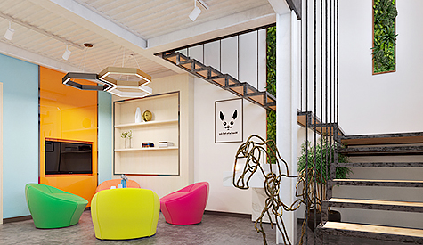 黄埔萝岗区纽赑康办公室装建