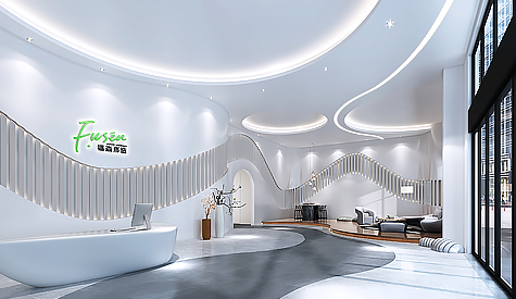 广州福森医药科技办公室装建设计