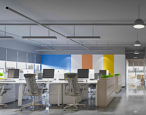 广州梦想资讯科技办公室装建设计