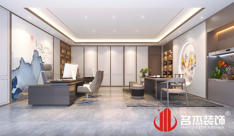 经理室装建设计成效