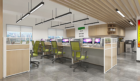 广州穗科建设治理办公室装建设计