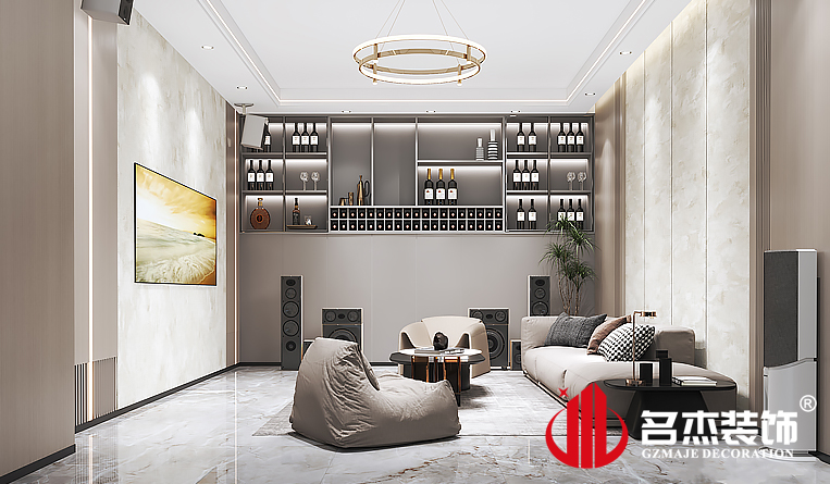 客厅装建设计成效