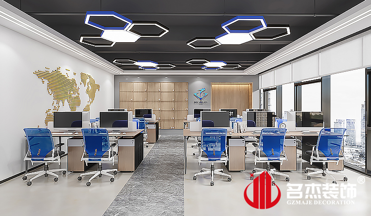 办公区域装建设计成效