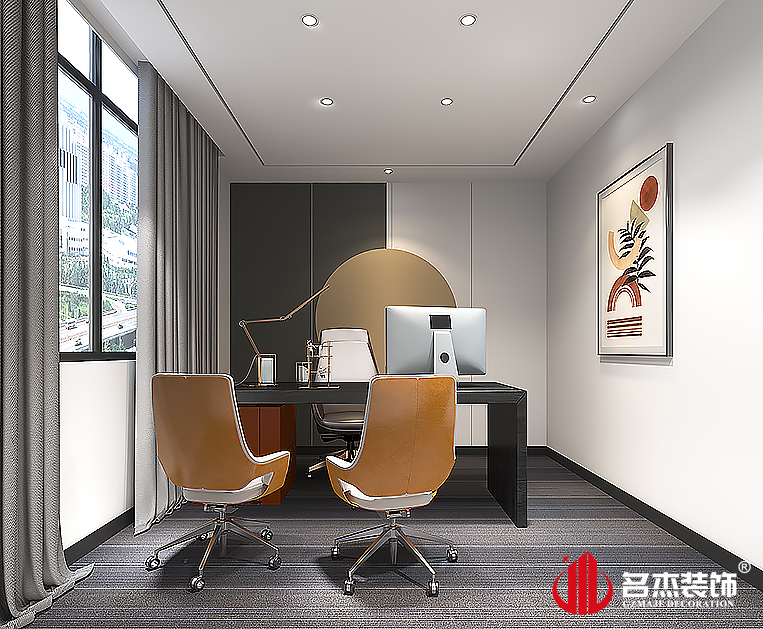 经理室装建设计成效