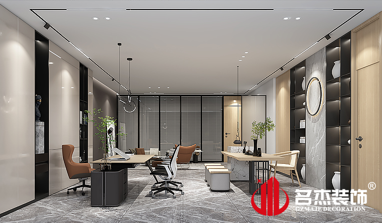 经理室装建设计成效