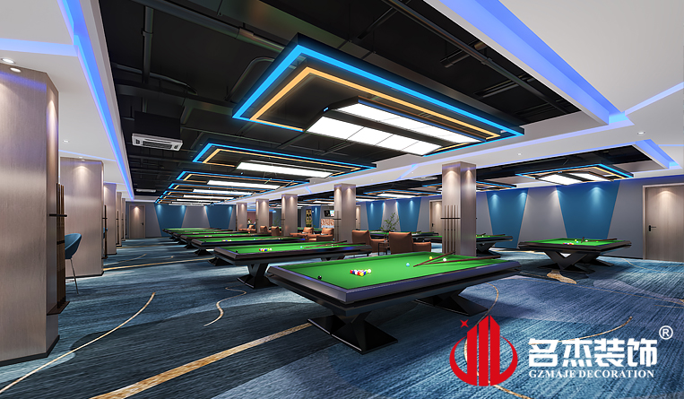 台球区域装建设计成效