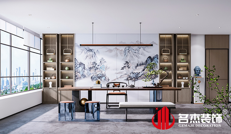 茶馆装建设计成效