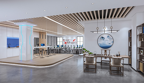 广东桑谷医疗机械人办公室装建设计