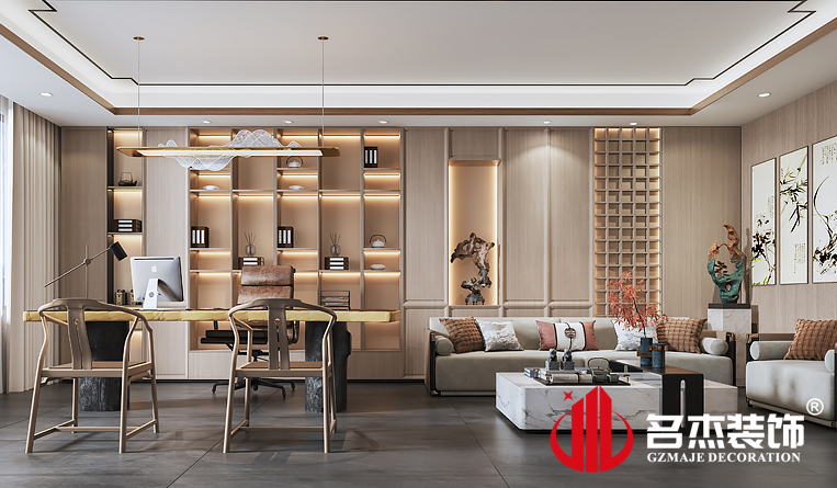 茶馆装建设计成效