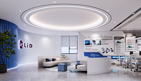 力鼎汽车零部件（江门）办公室装建设计