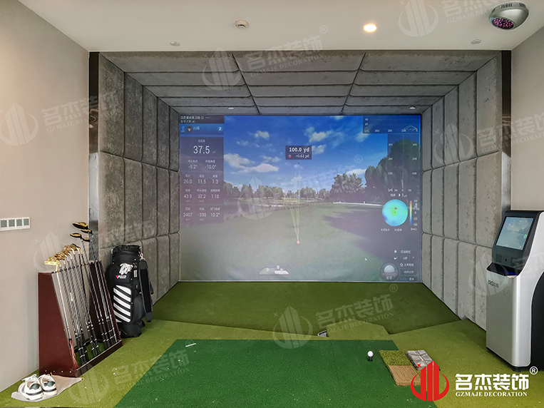 高尔夫球区装建实景成效