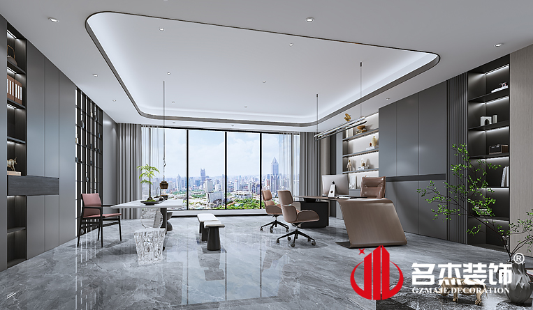 董事长室装建设计成效