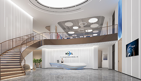 广州纽威光电科技办公空间装建设计