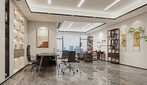 佛山盛夏实业办公室装建设计